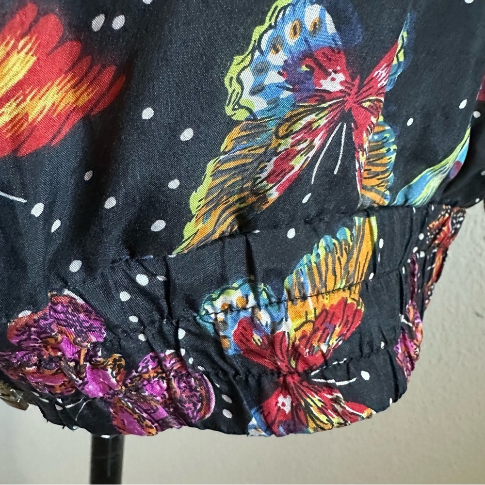 EVR vintage women’s butterfly windbreaker jacket - Picture 6 of 13